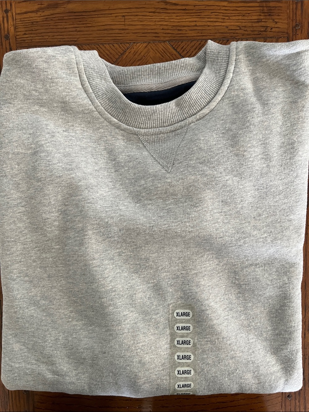 Champion Men's Crewneck Sweatshirt - Light Gray